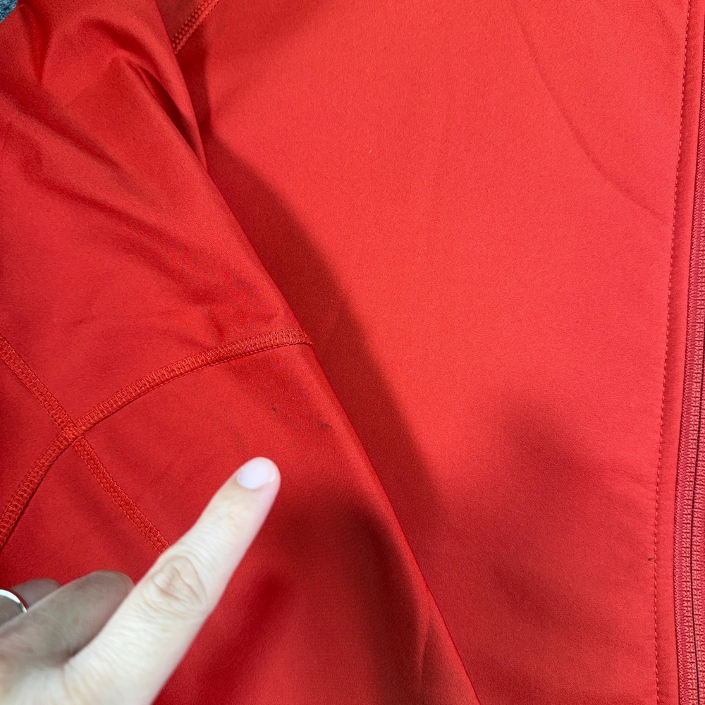 Nike ACG Softshell Jacket Mens XL Red Fleece Lined Outdoor Hiking Vintage 90's - Picture 10 of 15